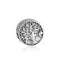 Oxidized Tree of Life Charm in 925 Sterling Silver by Marina Jewelry