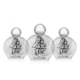 Our Lady of Mount Carmel Holy Water Bottle with Jordan River Water 3-Pack by Marina Jewelry