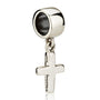Cross Charm in 925 Sterling Silver