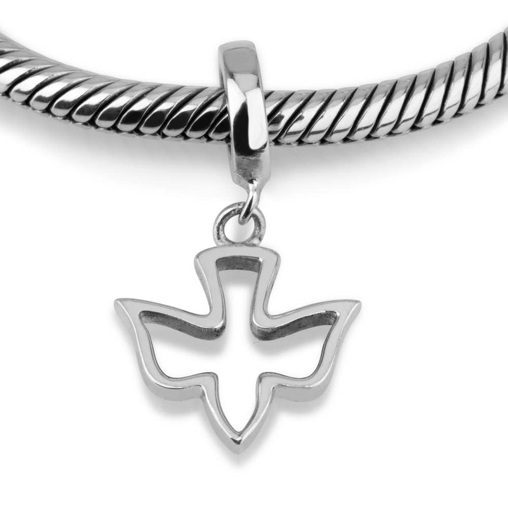 Dove Charm in 925 Sterling Silver