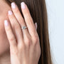 Jerusalem Cross Ring in 925 Sterling Silver – shown worn