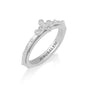 CZ Cross Rosary Ring, Bezel-Set Stones, Jerusalem Engraved, 925 Sterling Silver