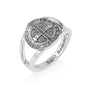 Saint Benedict Medal Ring, Sterling Silver