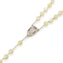 Mother of Pearl Glass Rosary with Crucifix