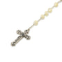 Mother of Pearl Glass Rosary with Crucifix