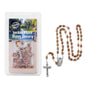 Olive Wood Rosary with Jordan River Water & Crucifix