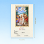 Baptism keepsake certificate size: 6.7 x 9.8 in (17 x 25 cm)
