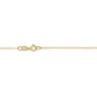 Gold-plated 925 sterling silver box chain with spring ring clasp, included with Marina gold-plated pendants